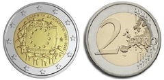 2 euro (30 Aniversario de la Bandera Europea)