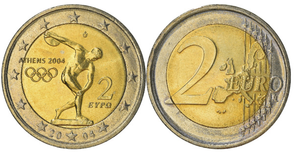 2 euro (Olympische Spiele 2004 in Athen)