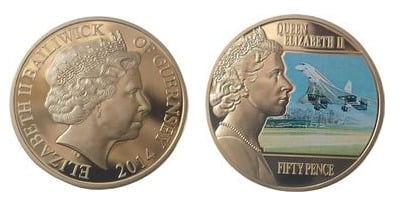 50 Pence (Überschallflugzeug Concorde)