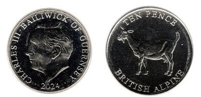 10 Pence (Erbrassen - Britische Alpenrassen)