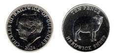 10 Pence (Landschafrassen - Herdwick-Schafe)