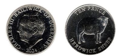 10 Pence (Landschafrassen - Herdwick-Schafe)