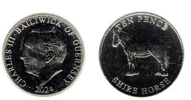 10 Pence (Erbliche Rassen - Shire Horse)