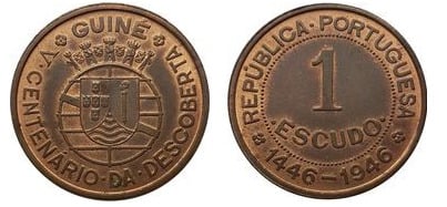 1 escudo (Portugiesisch-Guinea - 500. Jahrestag der Entdeckung)