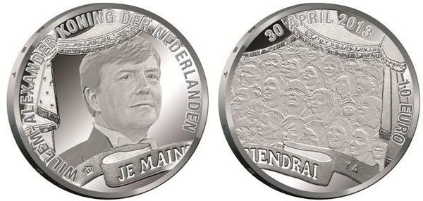 10 euro (Krönung von König Willem-Alexander)