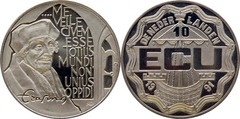 10 ecu (Desiderius Erasmus von Rotterdam)