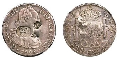 6 shillings 1 penny- Contramarca ( Britische Siedlungen in der Bucht von Honduras)