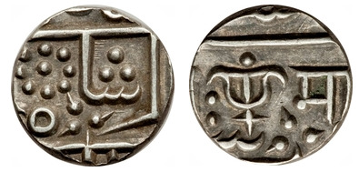 1/2 rupee (Gwalior)