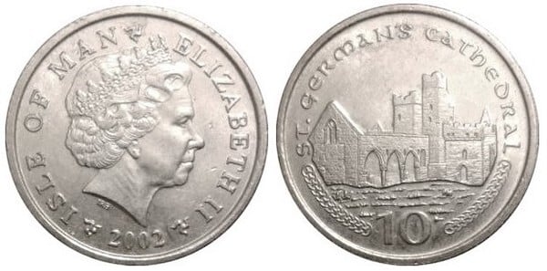 10 pence (Catedral de St. German's)