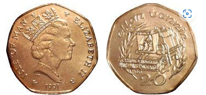 20 pence (Elisabeth II. 3. Porträt)