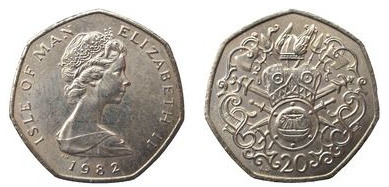 20 pence (Elizabeth II. 2. Porträt)