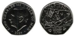 50 Pence (80. Jahrestag der Landung des D-Day - Strandpfeifer)