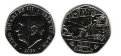 50 Pence (80. Jahrestag der Landung des D-Day - Bombardierung durch die Marine)