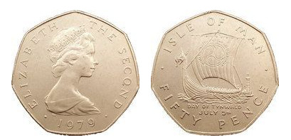 50 Pence (Tynwald Manx Day, 5. Juli)