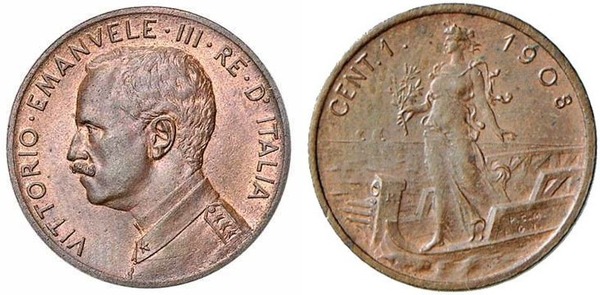 1 centesimo (Vittorio Emanuele III.)