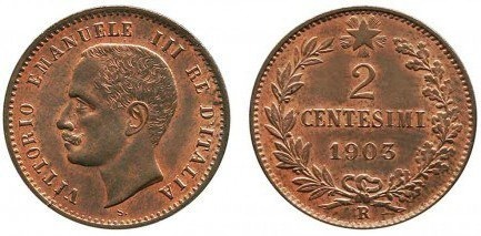 2 centesimi (Vittorio Emanuele III.)