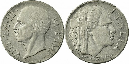 20 centesimi (Vittorio Emanuele III.)