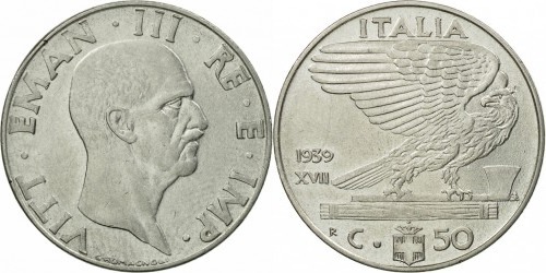 50 centesimi (Vittorio Emanuele III.)