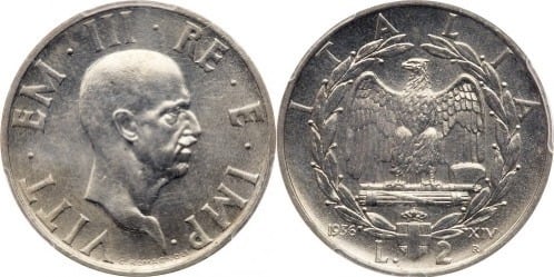 2 lire (Vittorio Emanuele III.)