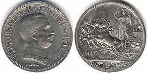 5 lire (Vittorio Emanuele III.)