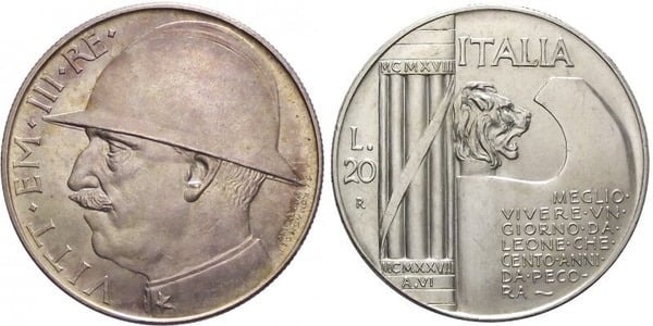 20 Lire (Vittorio Emanuele III)