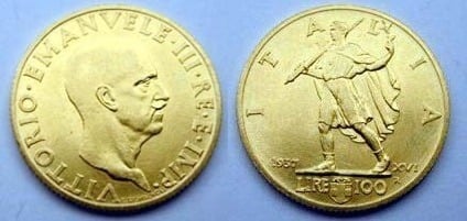 100 lire (Vittorio Emanuele III.)