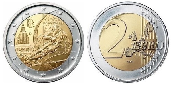 2 euro (XX. Olympische Winterspiele - Turin 2006)