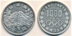 1.000 yenes (XVIII. Olympiade, Tokio-64)