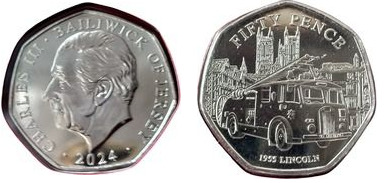 50 pence (Feuerwehr - Lincoln)