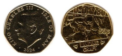 50 pence ( Tag D- Landungsfahrzeuge)