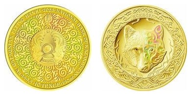 10 Tenge (KÓKBÓRI Gold - Anlagemünzen)