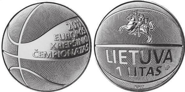 1 litas (Basketball-Europacup)