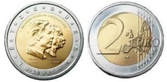 2 euro (Großherzöge Henri und Adolphe)