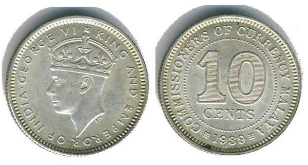 10 cents (George VI)