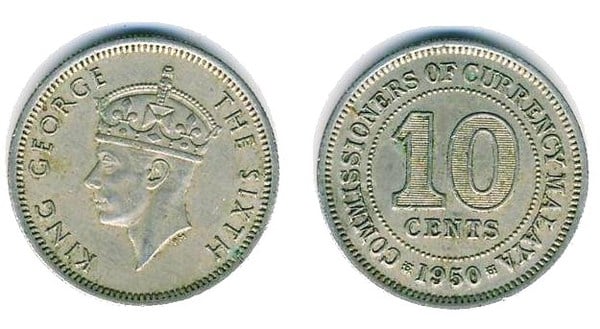 10 cents (Georg VI.)