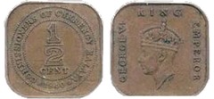 1/2 cent (Georg VI.)