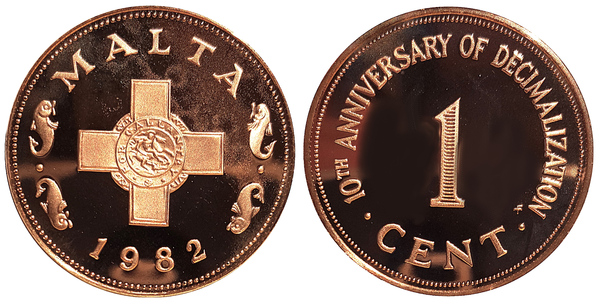 1 cent (10. Jahrestag der Dezimalisierung)