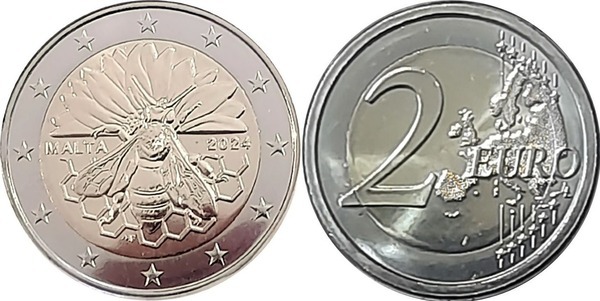 2 Euro (Malteser Honigbiene)