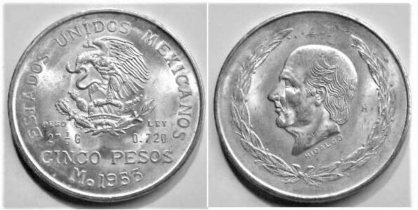 5 pesos