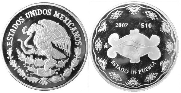 10 pesos (Bundesstaat Puebla)