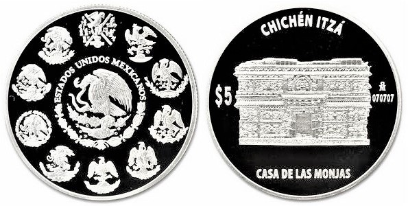 5 pesos (Chichén Itzá-Casa de las Monjas (Haus der Nonnen))