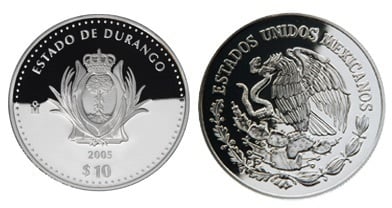 10 Pesos (Durango Heraldik)