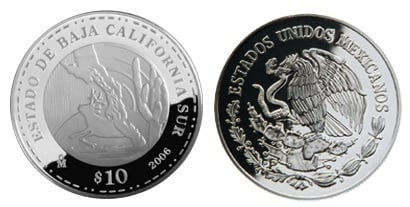 10 Pesos (Baja California Sur Sinnbildlich)