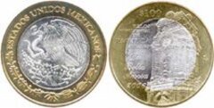 100 pesos (Estado de Hidalgo-Reloj)