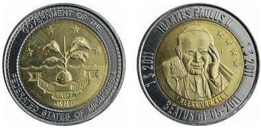 1 Dollar (Seligsprechung von Papst Johannes Paul II.)