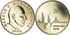 20 kroner (Bicentenario del Norges Bank)
