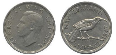 6 pence (Georg VI. )