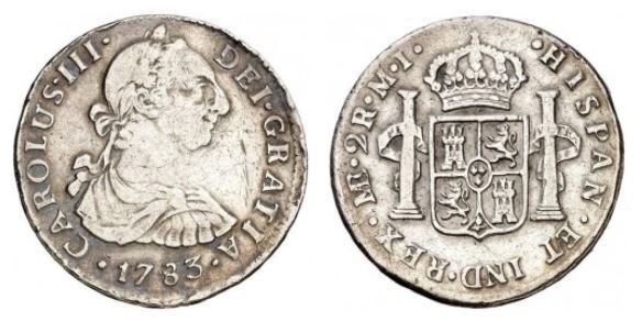 2 reales (Karl III.)