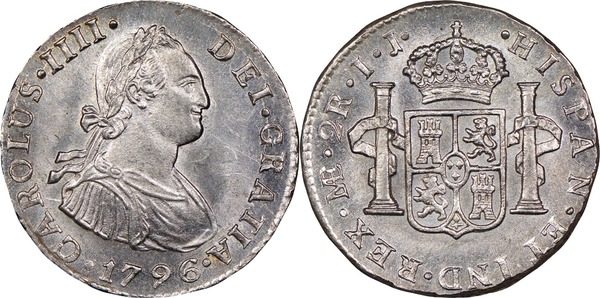 2 reales (Karl IV.)