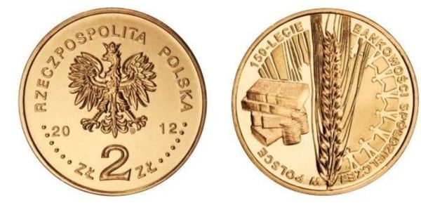 2 zlote (150 Jahre genossenschaftliches Bankwesen in Polen)